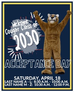 Delcastle Class of 2030 Acceptance Day on Saturday, April 18